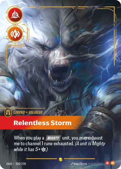 Volibear - Relentless Storm - OGN 300/298 Chinese Version