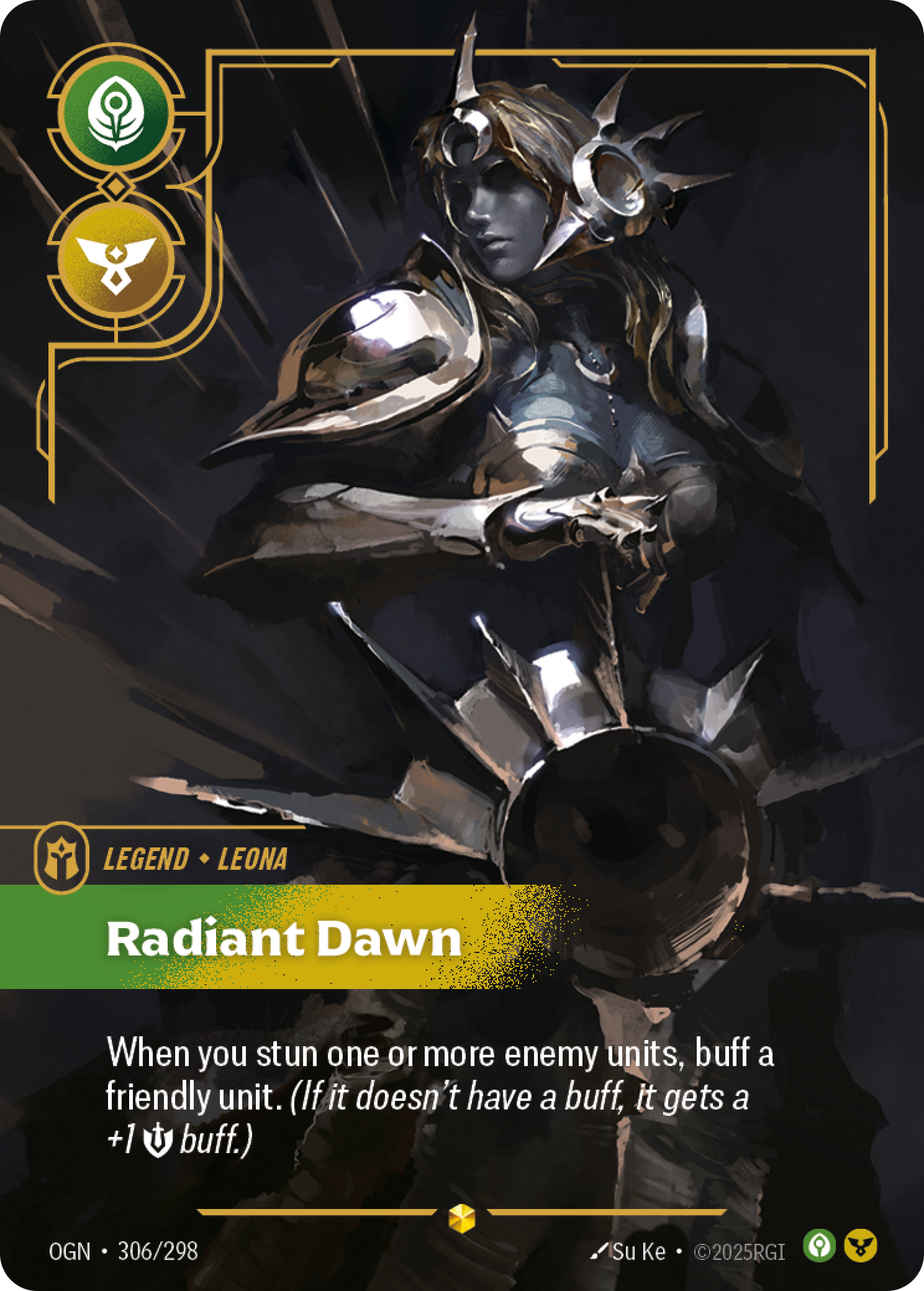 Leona - Radiant Dawn - OGN 306/298 Chinese Version