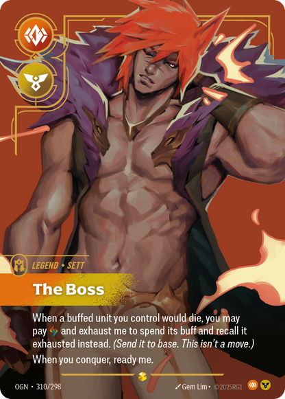 Sett - The Boss - OGN 310/298 Chinese Version