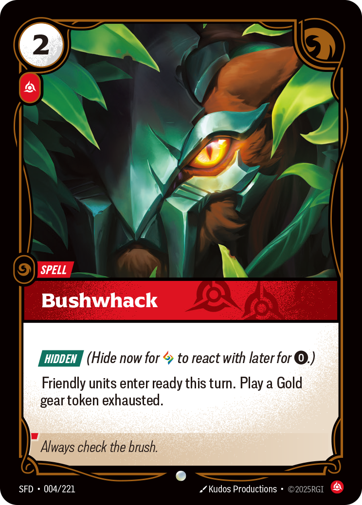 Bushwhack - SFD 004/221 Chinese Version