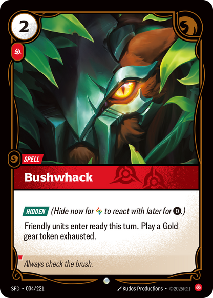 Bushwhack - SFD 004/221 Chinese Version