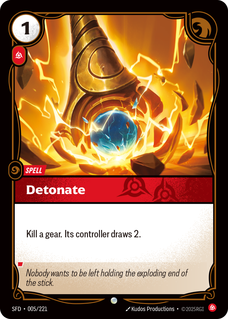 Detonate - SFD 005/221 Chinese Version