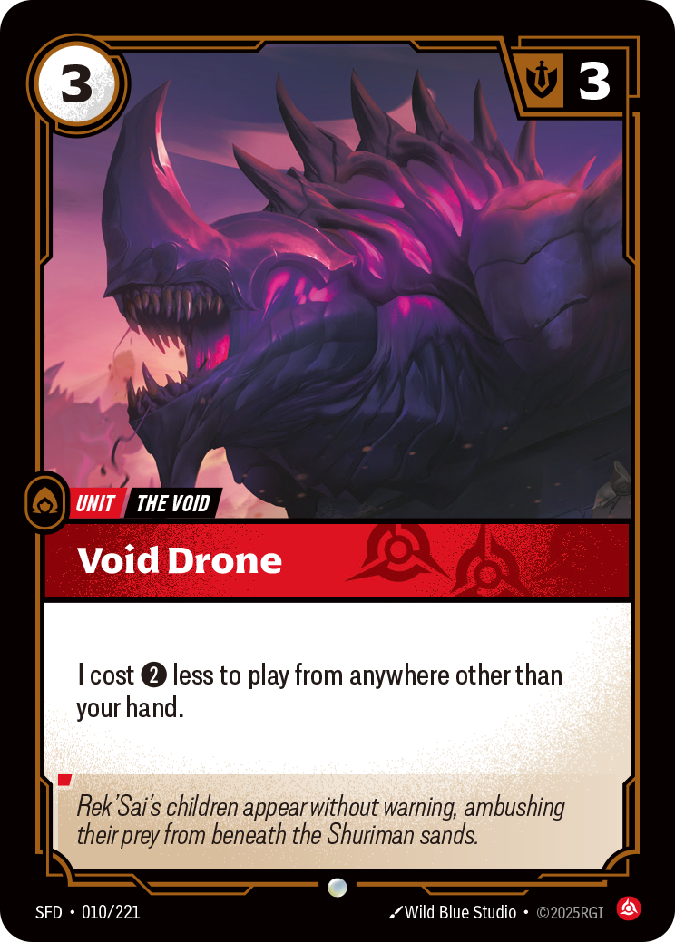 Void Drone - SFD 010/221 Chinese Version
