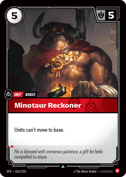 Minotaur Reckoner - SFD 014/221 Chinese Version
