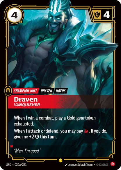 Draven - SFD 020a/221 Chinese Version