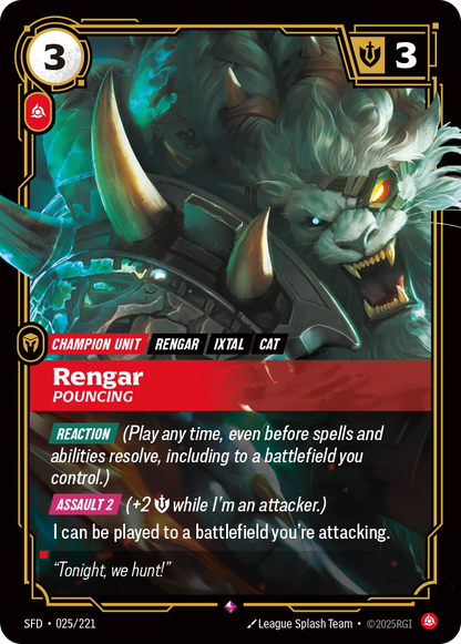 Rengar - SFD 025/221 Chinese Version