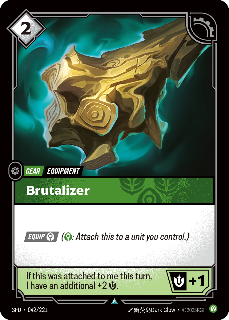 Brutalizer - SFD 042/221 Chinese Version