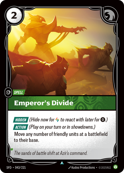 Emperor's Divide - SFD 043/221 Chinese Version
