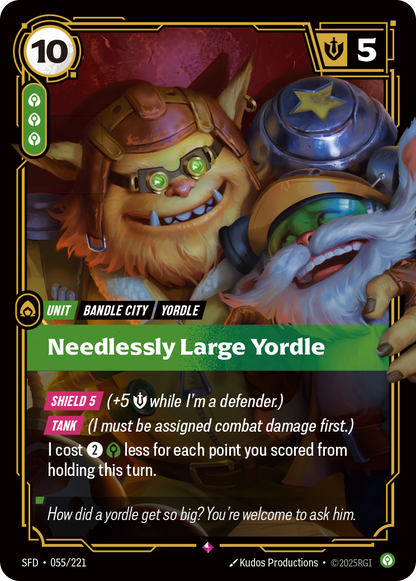 Needlessly Large Yordle - SFD 055/221 Chinese Version