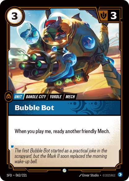 Bubble Bot - SFD 062/221 Chinese Version