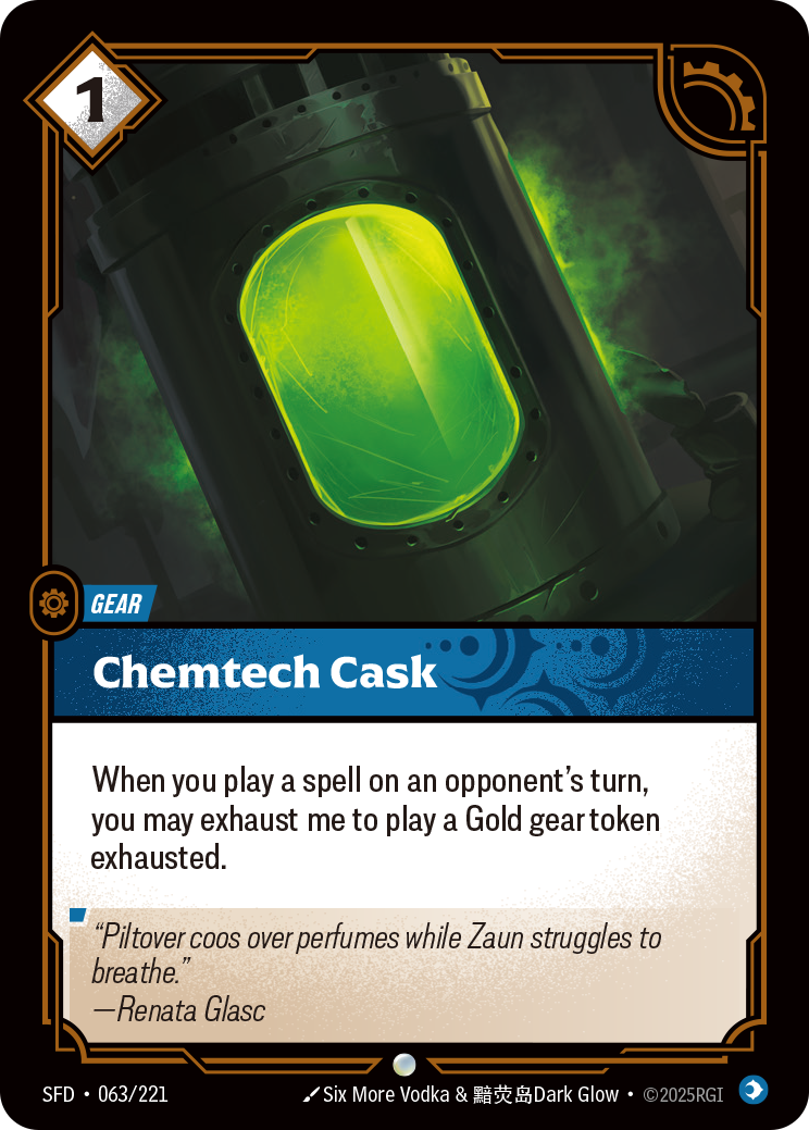 Chemtech Cask - SFD 063/221 Chinese Version