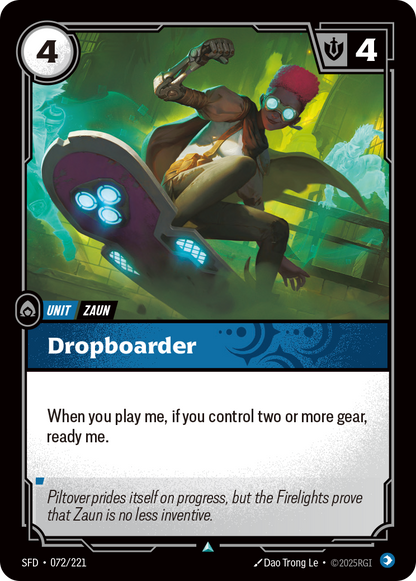 Dropboarder - SFD 072/221 Chinese Version