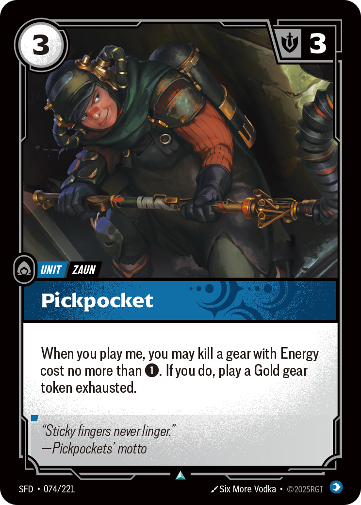 Pickpocket - SFD 074/221 Chinese Version