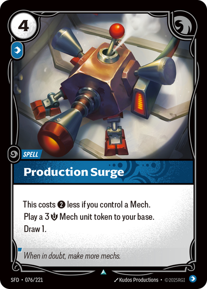 Production Surge - SFD 076/221 Chinese Version