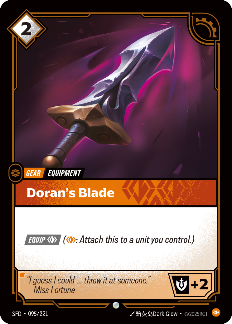 Doran's Blade - SFD 095/221 Chinese Version