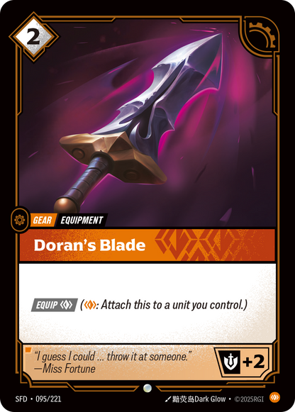 Doran's Blade - SFD 095/221 Chinese Version