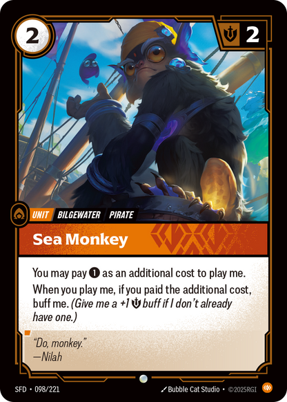 Sea Monkey - SFD 098/221 Chinese Version