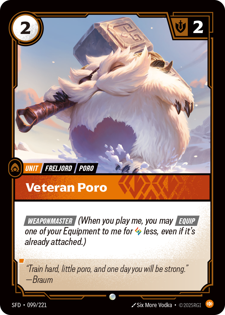 Veteran Poro - SFD 099/221 Chinese Version