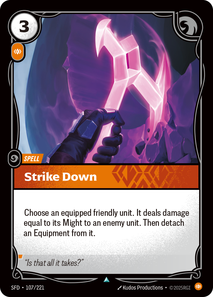 Strike Down - SFD 107/221 Chinese Version