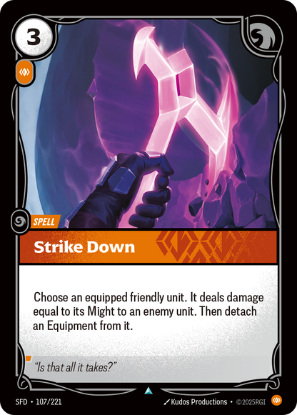 Strike Down - SFD 107/221 Chinese Version
