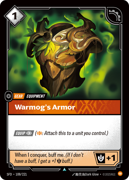 Warmog's Armor - SFD 108/221 Chinese Version
