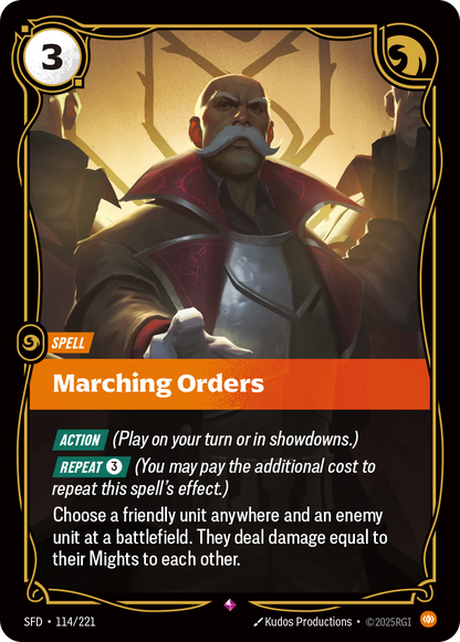 Marching Orders - SFD 114/221 Chinese Version
