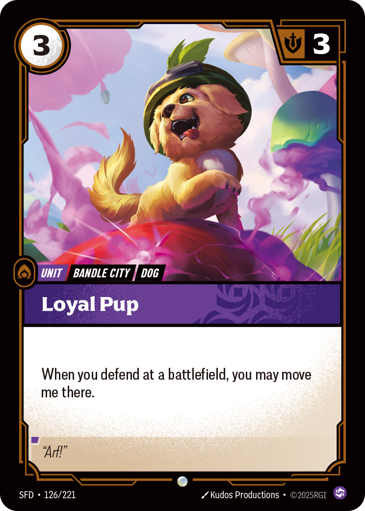 Loyal Pup - SFD 126/221 Chinese Version