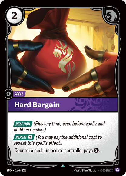 Hard Bargain - SFD 136/221 Chinese Version