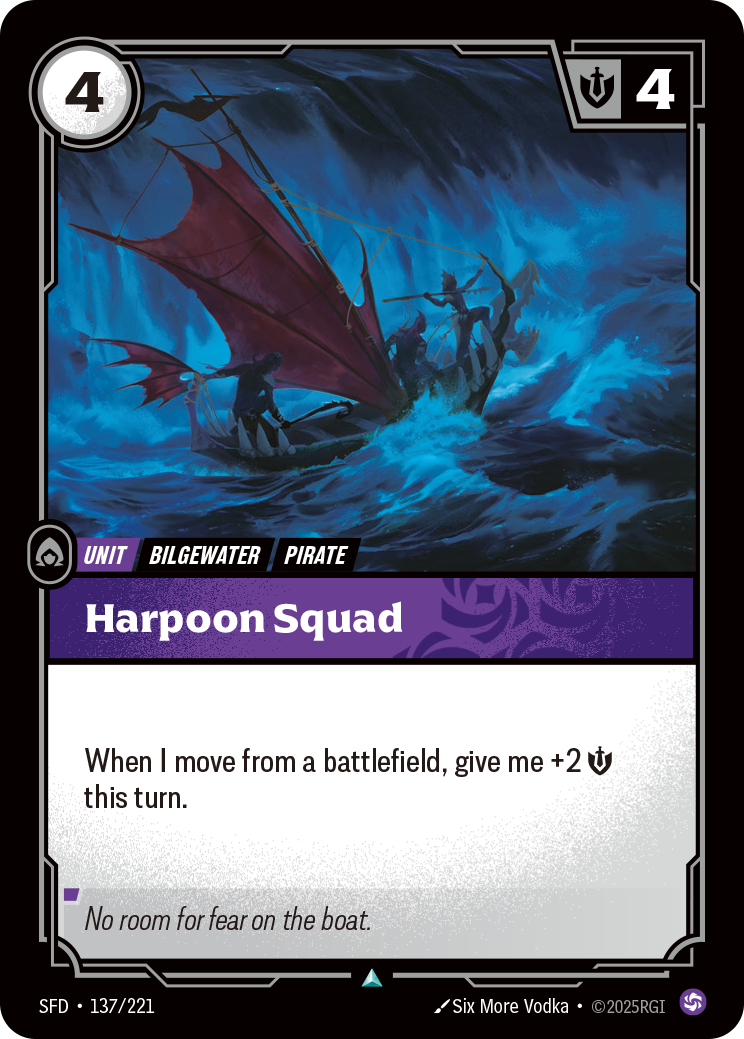 Harpoon Squad - SFD 137/221 Chinese Version
