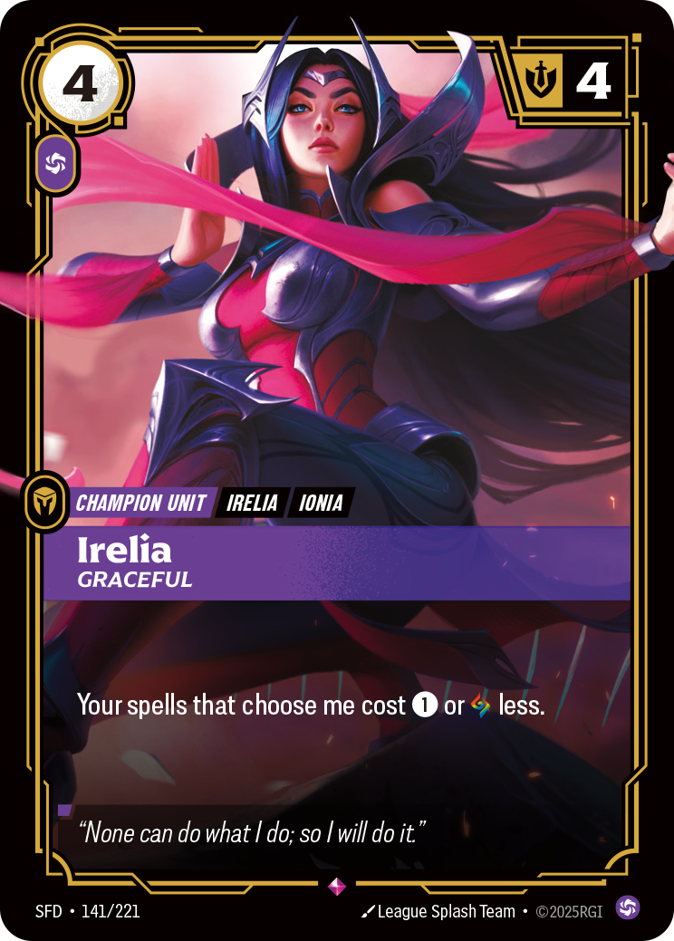 Irelia - Graceful SFD 141/221 Chinese Version