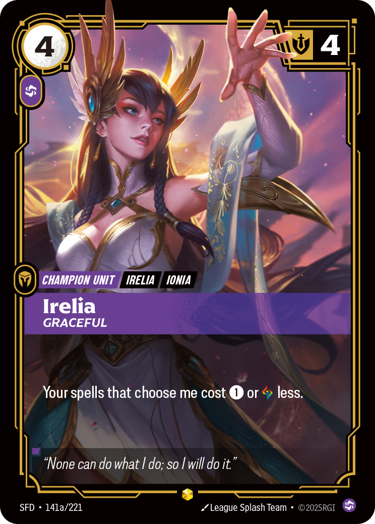 Irelia - Graceful SFD 141a/221 Chinese Version