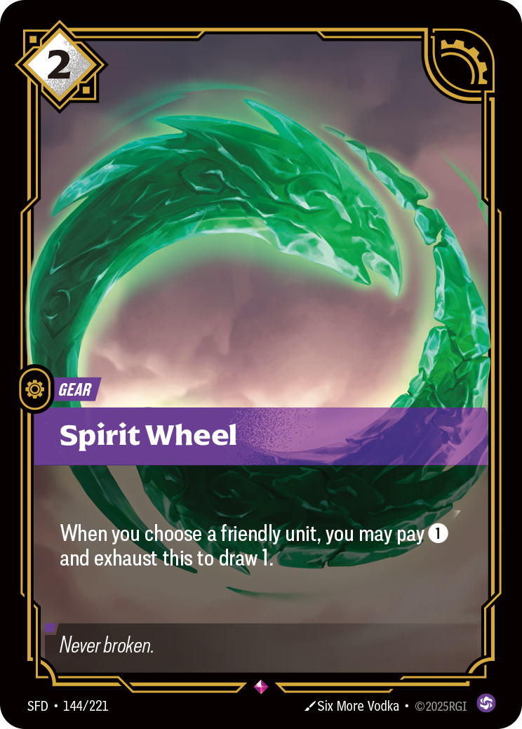 Spirit Wheel SFD 144/221 Chinese Version