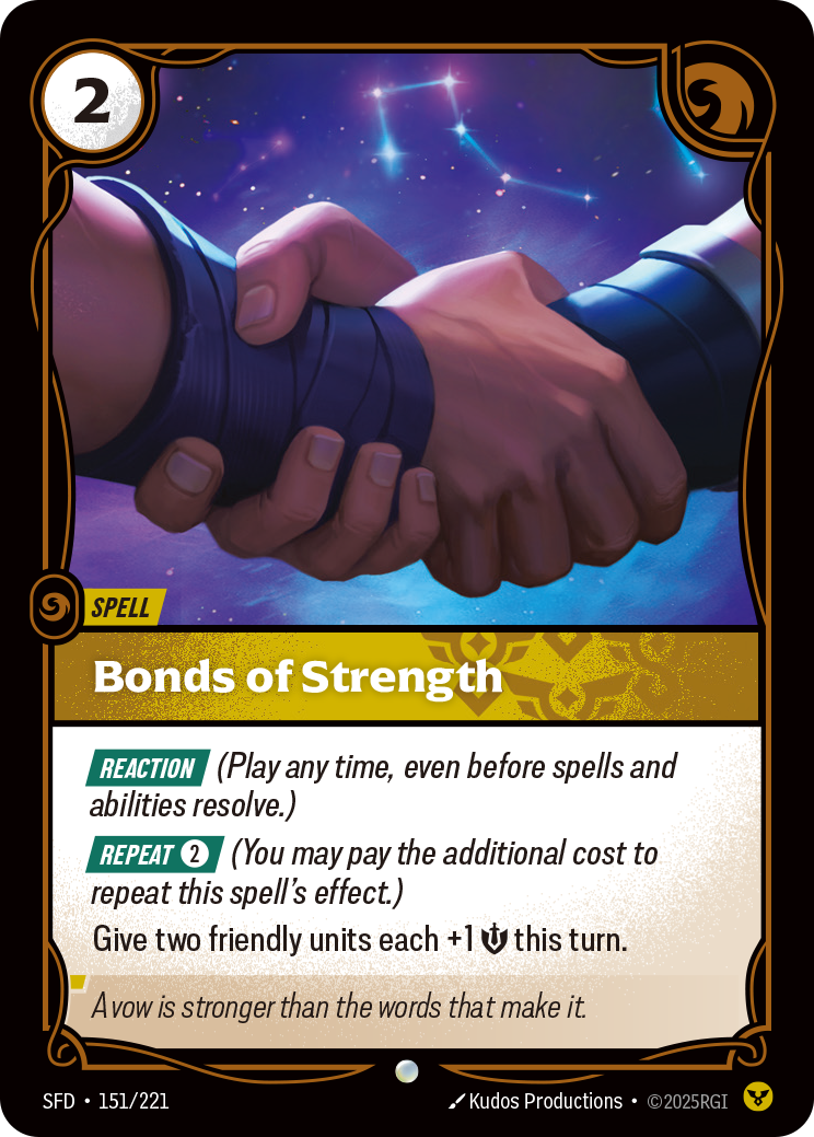 Bonds of Strength SFD 151/221 Chinese Version
