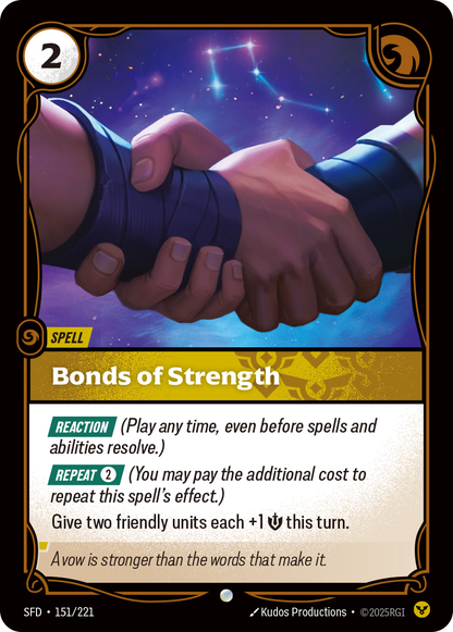 Bonds of Strength SFD 151/221 Chinese Version