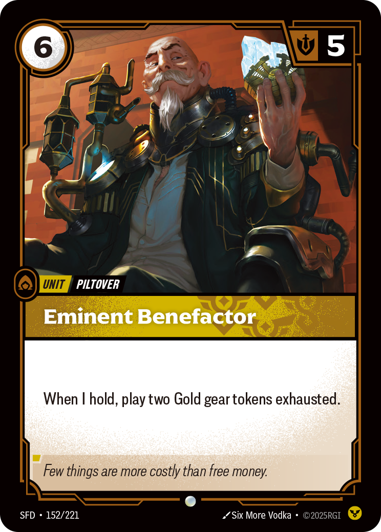 Eminent Benefactor SFD 152/221 Chinese Version
