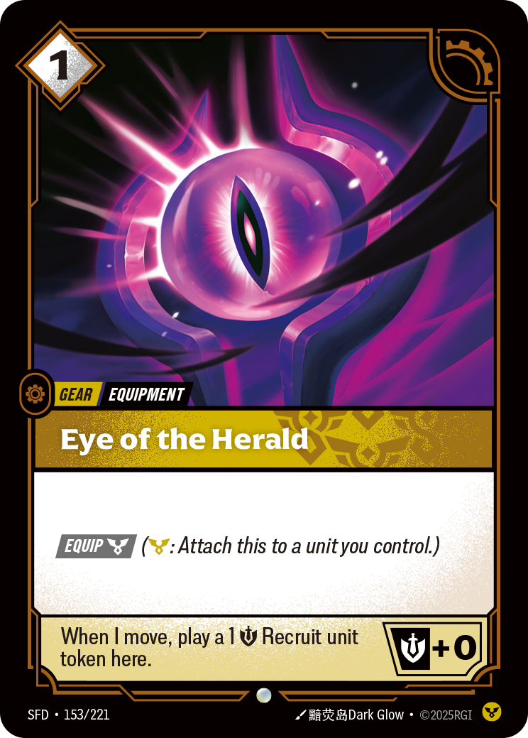 Eye of the Herald SFD 153/221 Chinese Version
