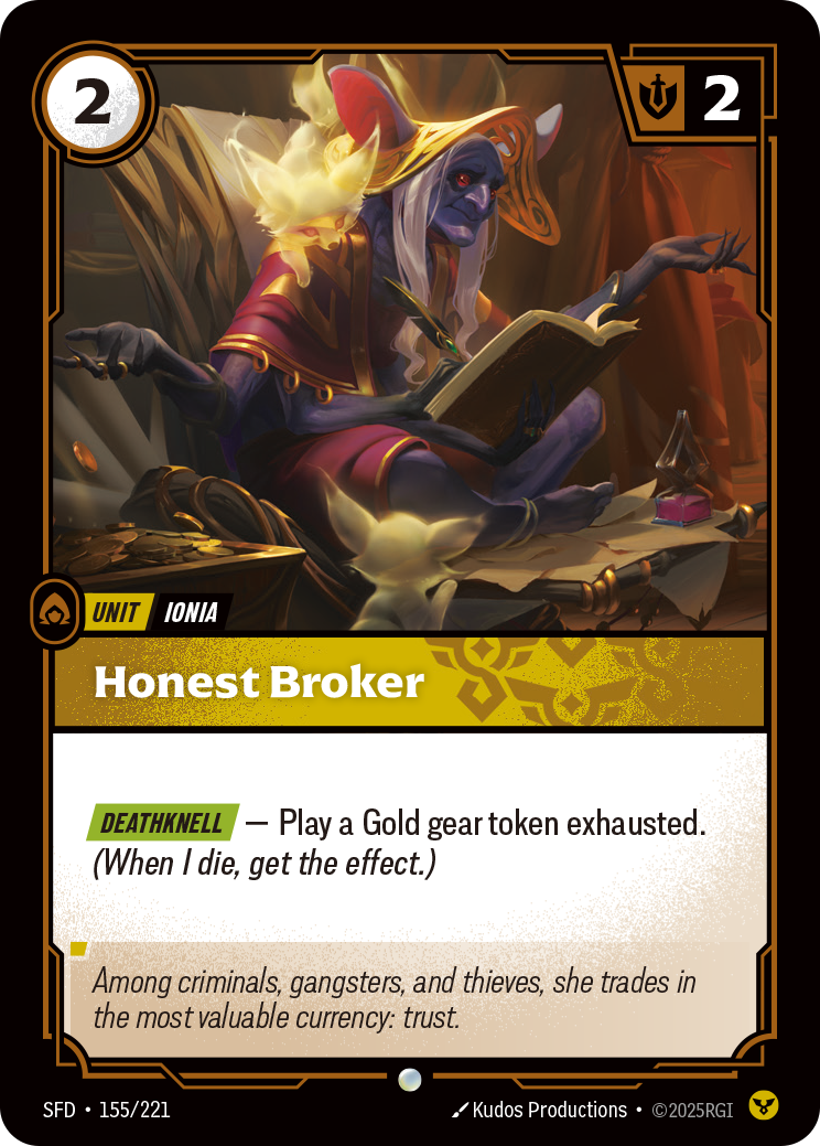 Honest Broker SFD 155/221 Chinese Version