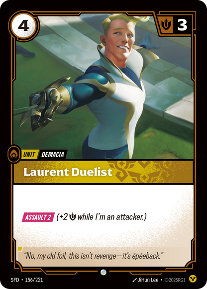 Laurent Duelist SFD 156/221 Chinese Version