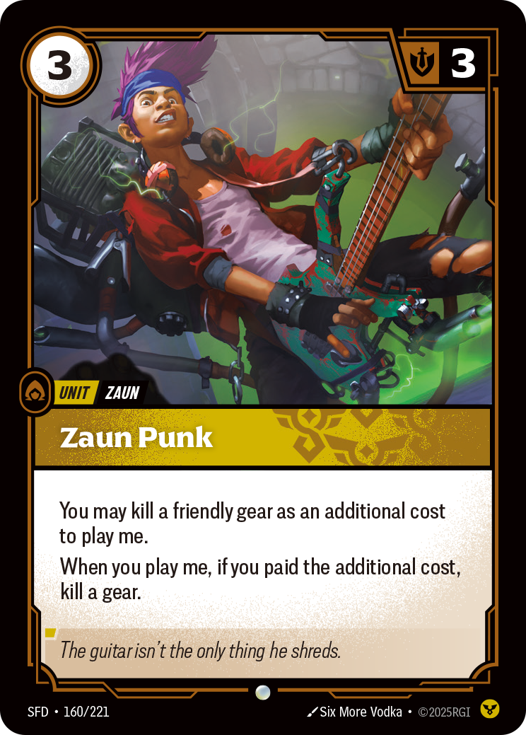 Zaun Punk SFD 160/221 Chinese Version