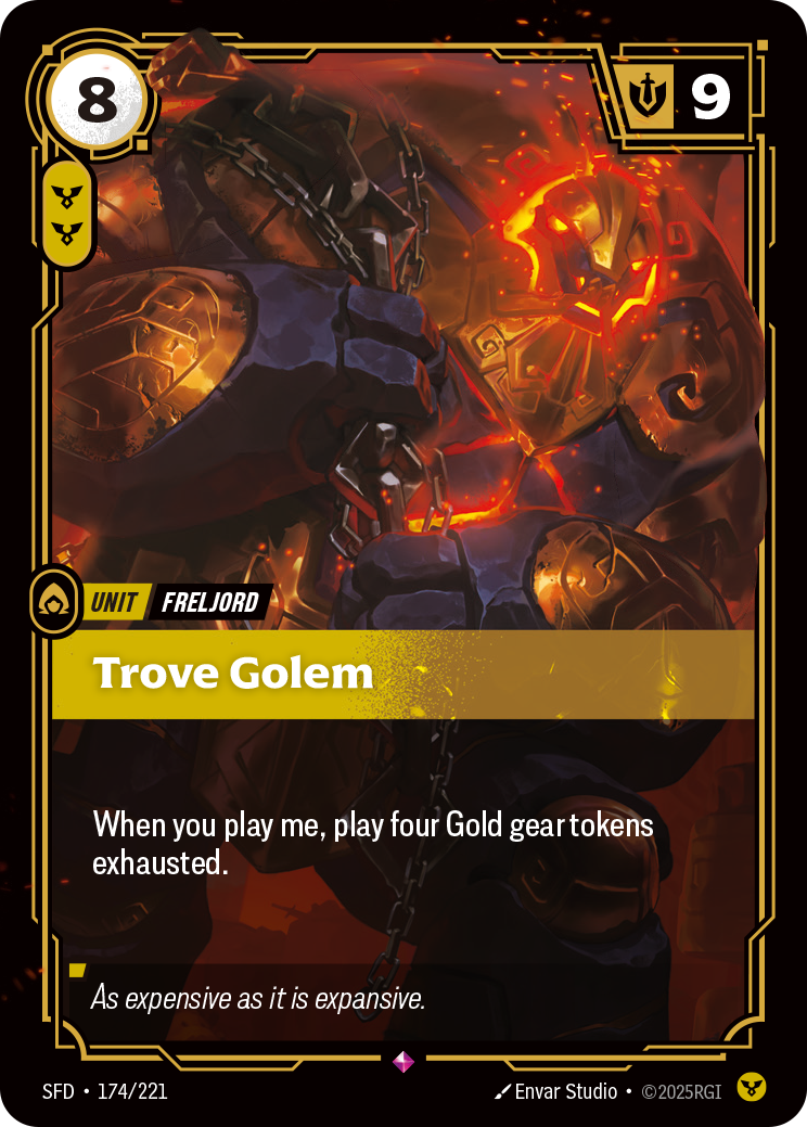 Trove Golem SFD 174/221 Chinese Version