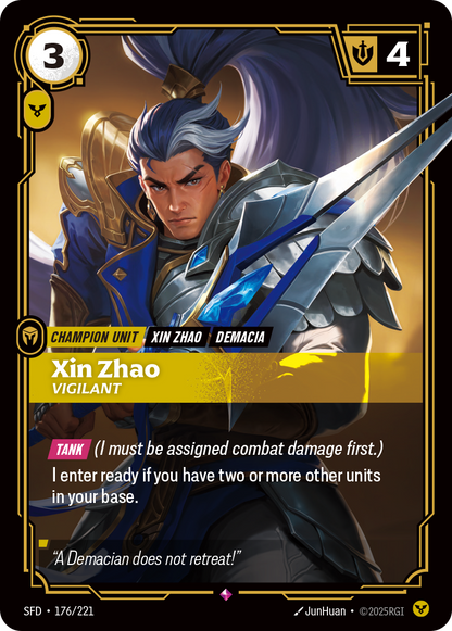 Xin Zhao - Vigilant SFD 176/221 Chinese Version