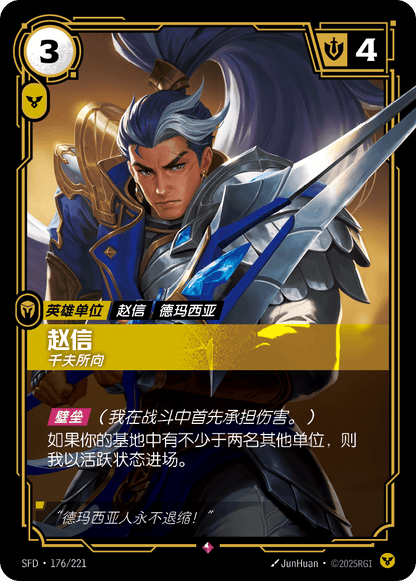 Xin Zhao - Vigilant SFD 176/221 Chinese Version
