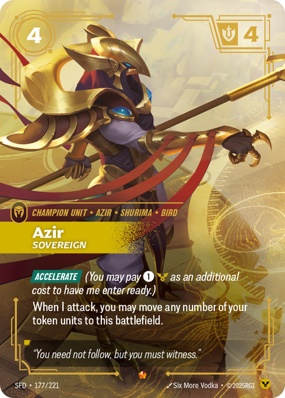 Azir - Sovereign SFD 177/221 Chinese Version
