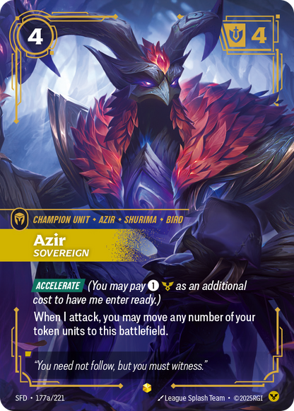 Azir - Sovereign SFD 177a/221 Chinese Version