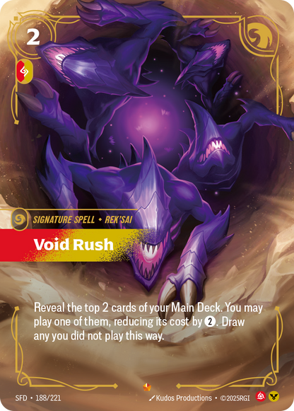 Void Rush SFD 188/221 Chinese Version