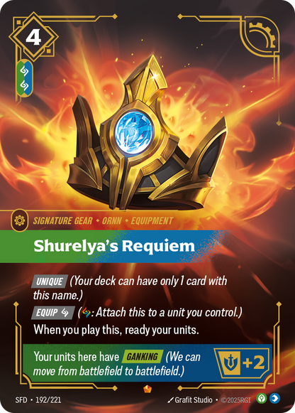 Shurelya's Requiem SFD 192/221 Chinese Version