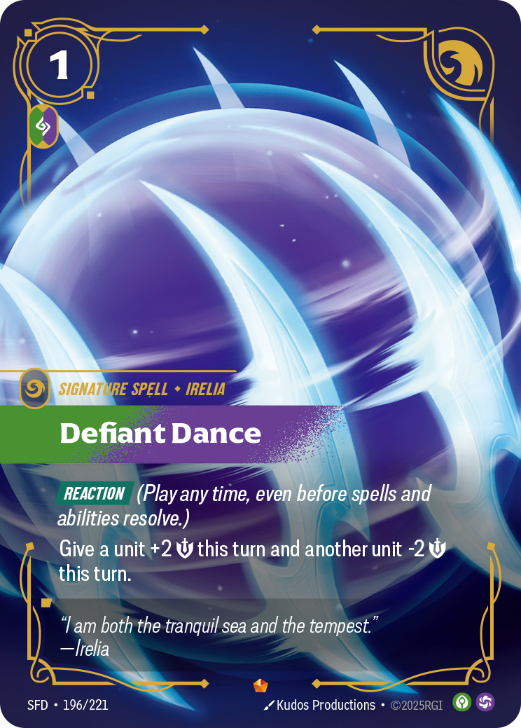 Defiant Dance SFD 196/221 Chinese Version
