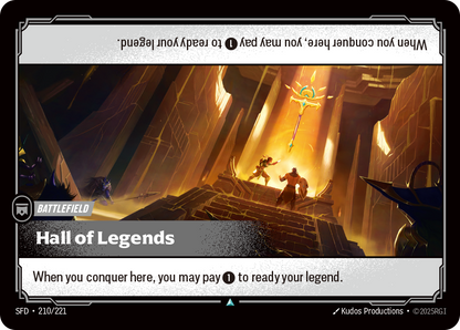 Hall of Legends SFD 210/221 Chinese Version