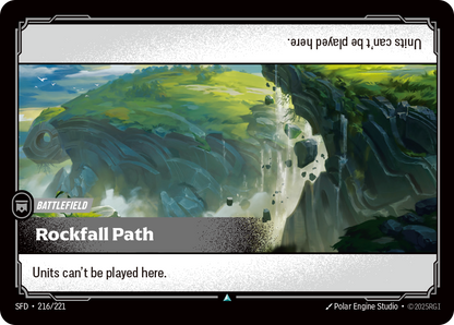 Rockfall Path SFD 216/221 Chinese Version