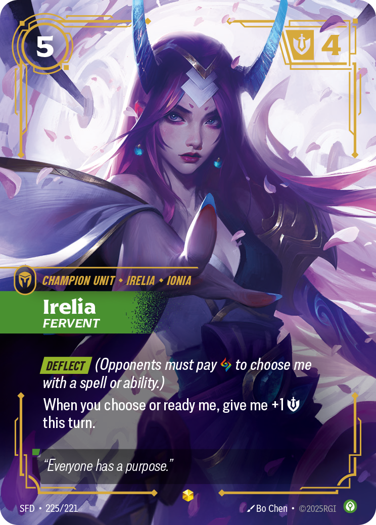 Irelia - Fervent SFD 225/221 Chinese Version